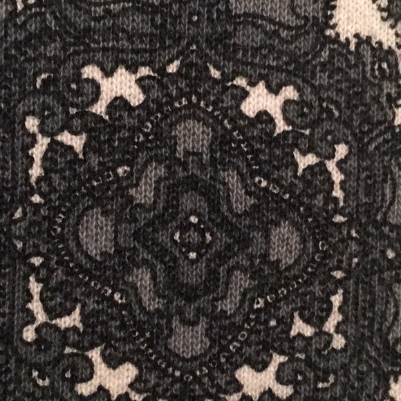 J. CREW Grey and White Short Sleeved Top - Picture 3 of 4